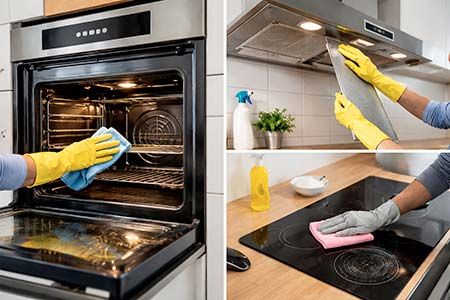 Four, hotte, plaque : le nettoyage qui évite les remarques à l’état des lieux